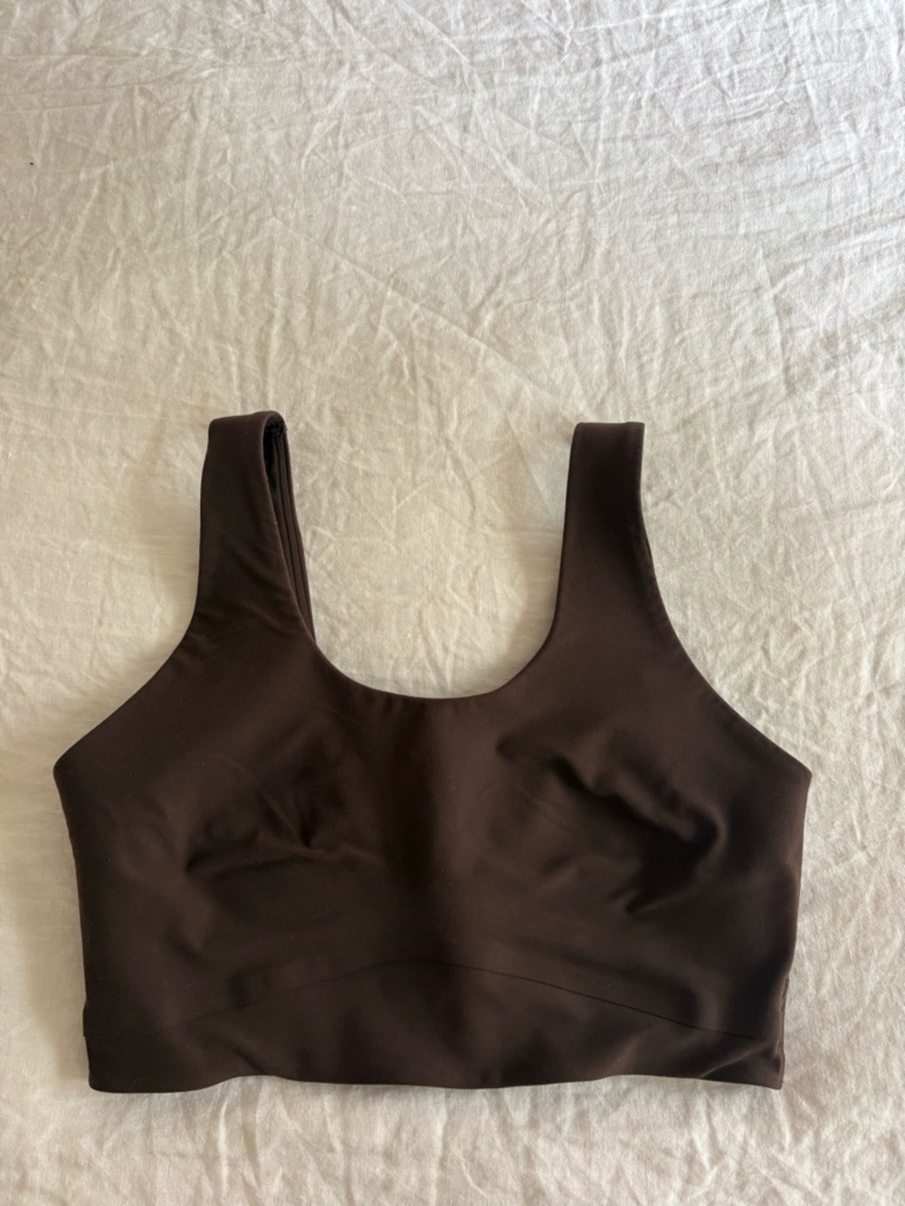 all in motion everyday soft Wireless Scoop Neck Sports Bra - Dark Brown